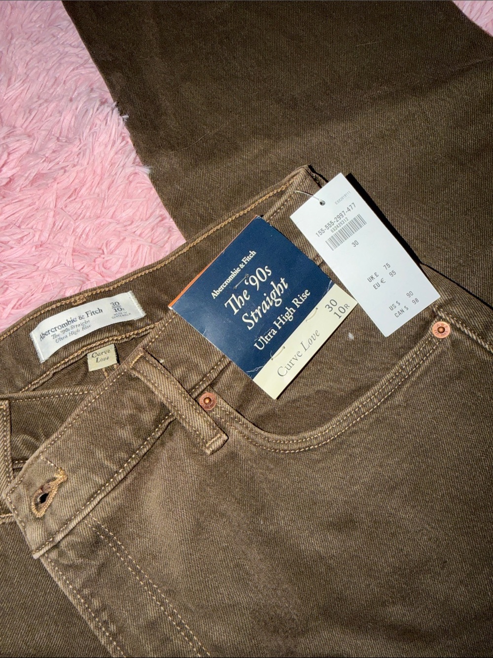 Abercrombie curve love 90s straight leg - Picture 2 of 2